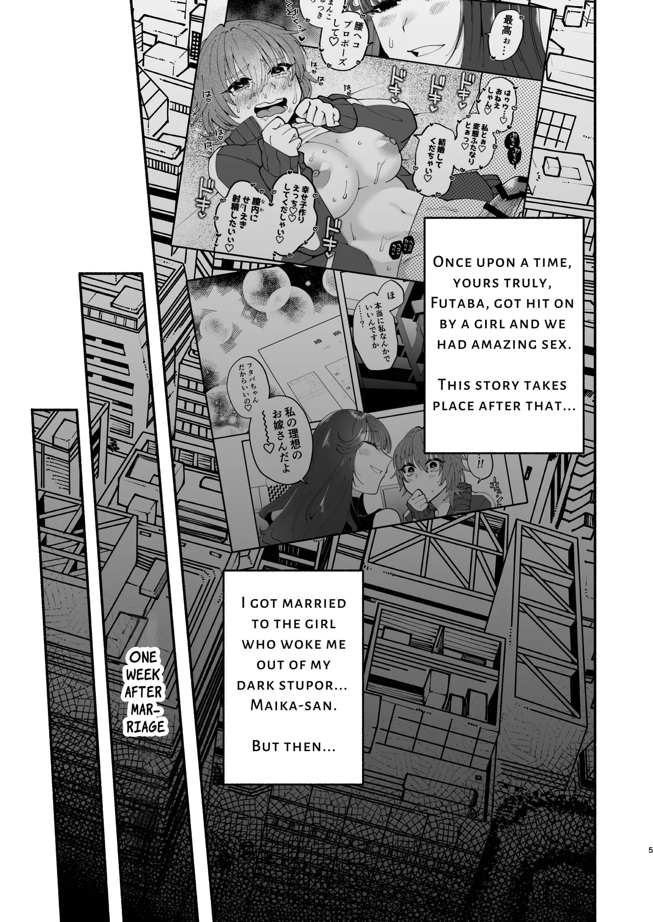 Hentai Manga Comic-A Perverted Lady Rubs a Futanari's Nipples Silly-Read-3